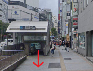 ミュゼ上野広小路店に銀座一丁目駅4番出口から徒歩で行くまでの流れ