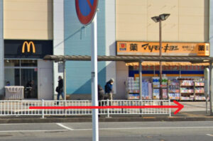 ミュゼグランアリオ橋本店に橋本駅から徒歩で行くまでの流れ